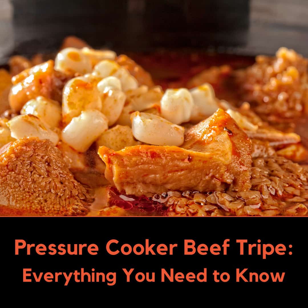Beef Tripe Menudo in a Pressure Cooker