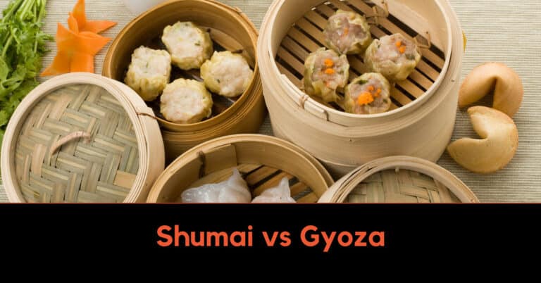 Shumai vs gyoza