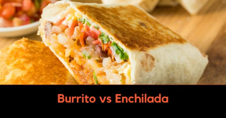 Burrito vs Enchilada